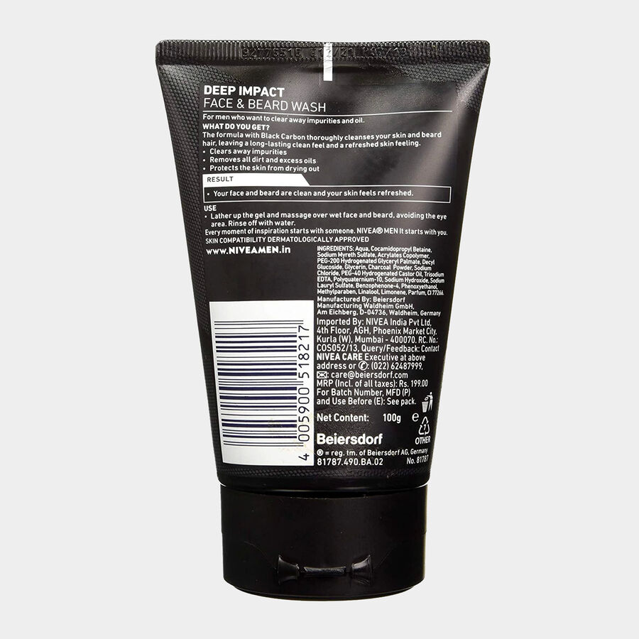 Deep Impact Men Face Wash, , large