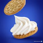 Oreo Golden Vanilla Flavoured Cookie & Creme Sandwich Biscuit, , large