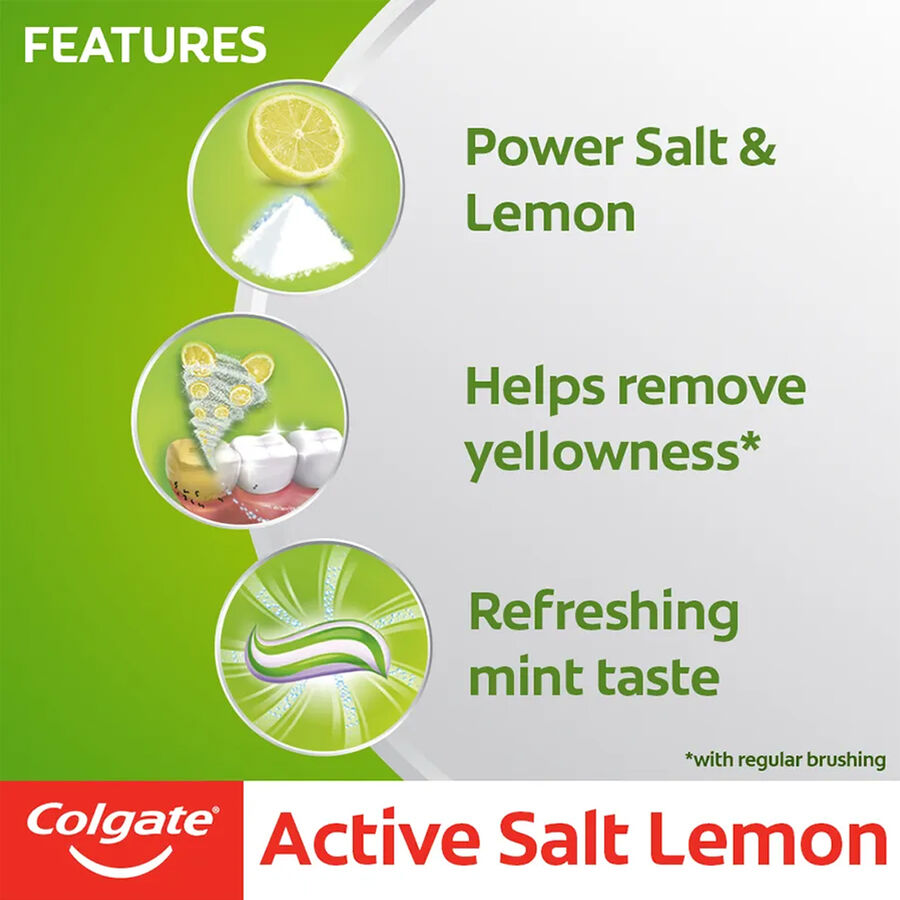 Active Salt White Tooth Paste, , large image number null