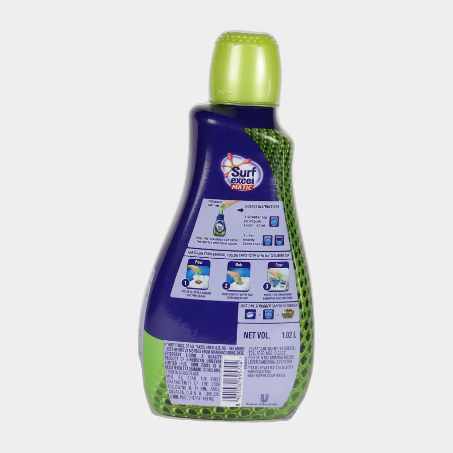 Matic Top Load Liquid Detergent, , large image number null
