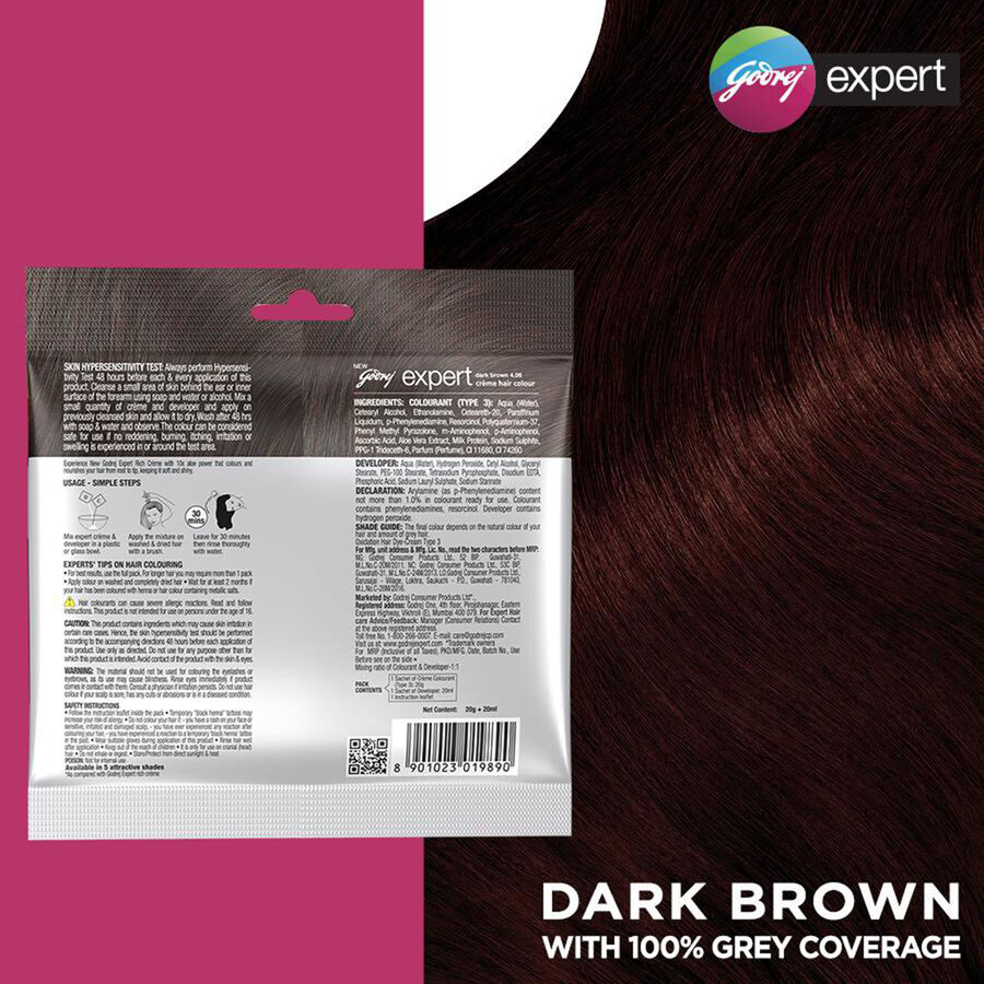 Dark Brown Hair Colour, 1pc (20 g + 20ml), large image number null