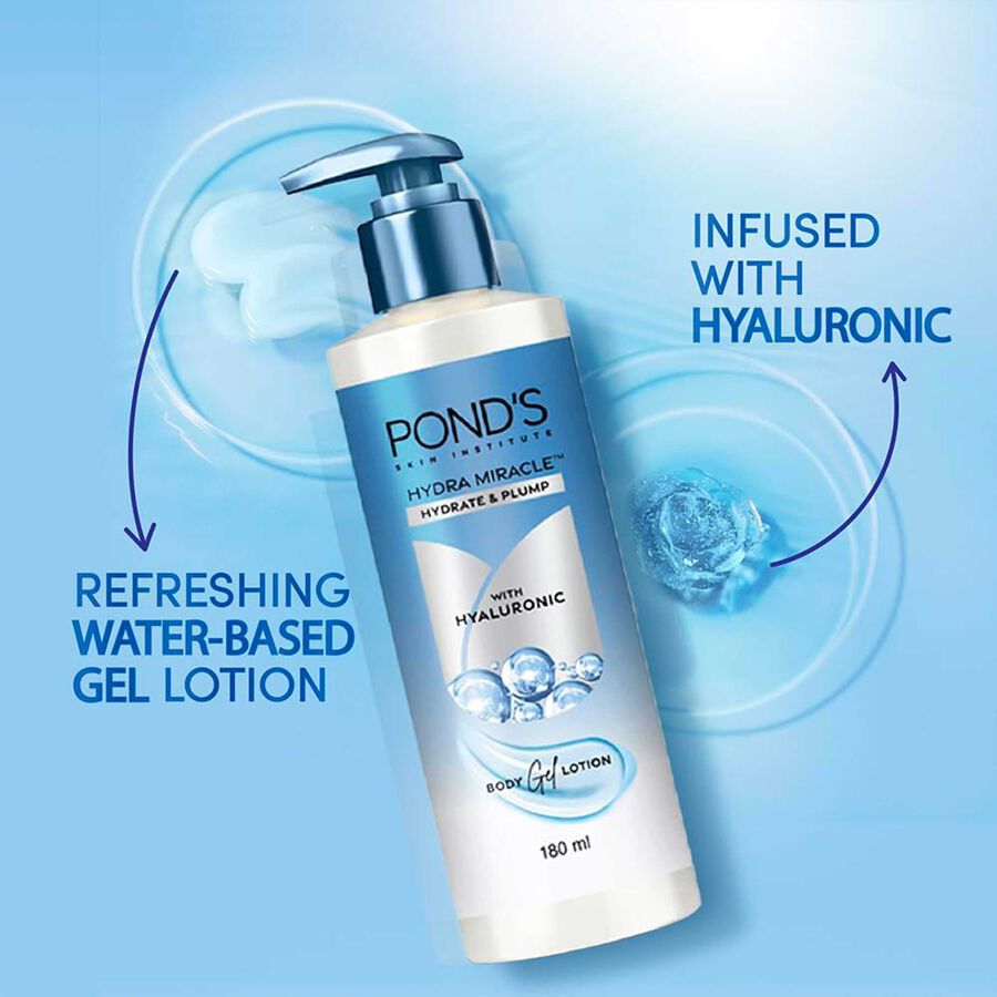 Hydra Miracle Hydrate and Plump Body Gel Lotion with Hyaluronic Acid, , large image number null
