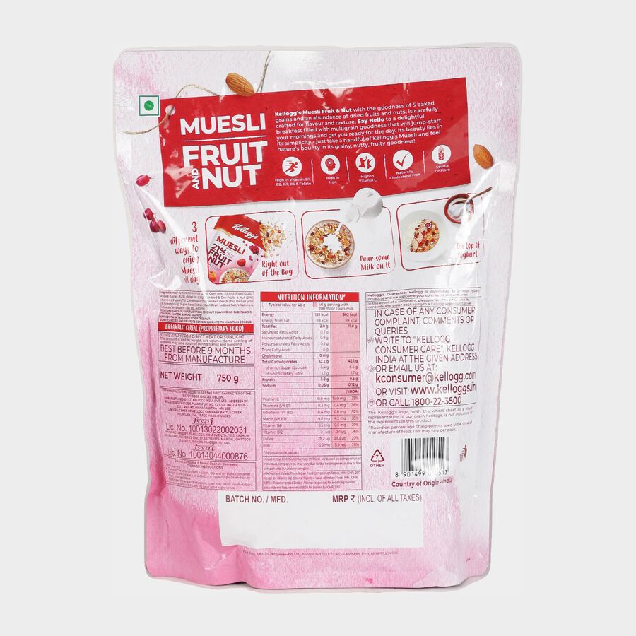 Muesli Fruit & Nut, , large image number null