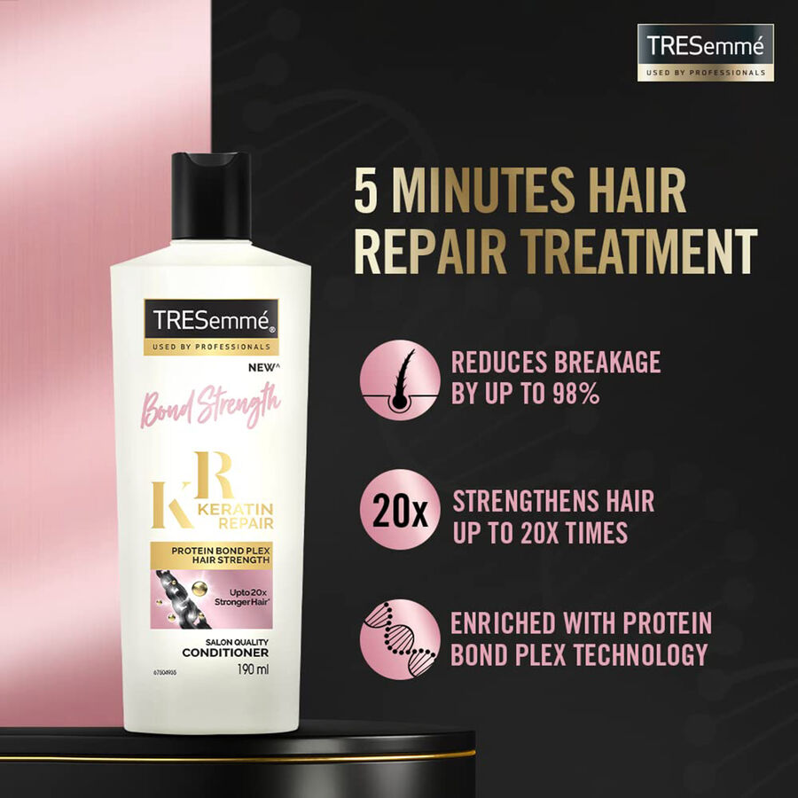 Keratin Smooth Conditioner With Keratin & Argan Oil for Straight, Shiny Hair, , large image number null