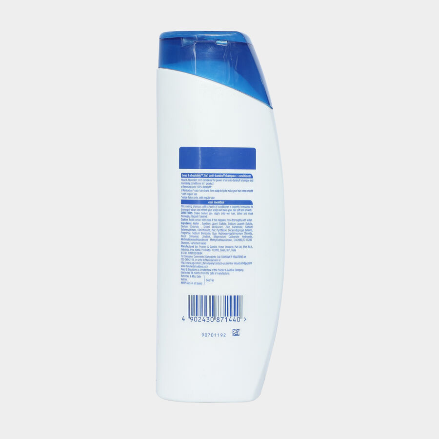 2 in 1 Cool Menthol Hair Shampoo, 340 ml, large image number null