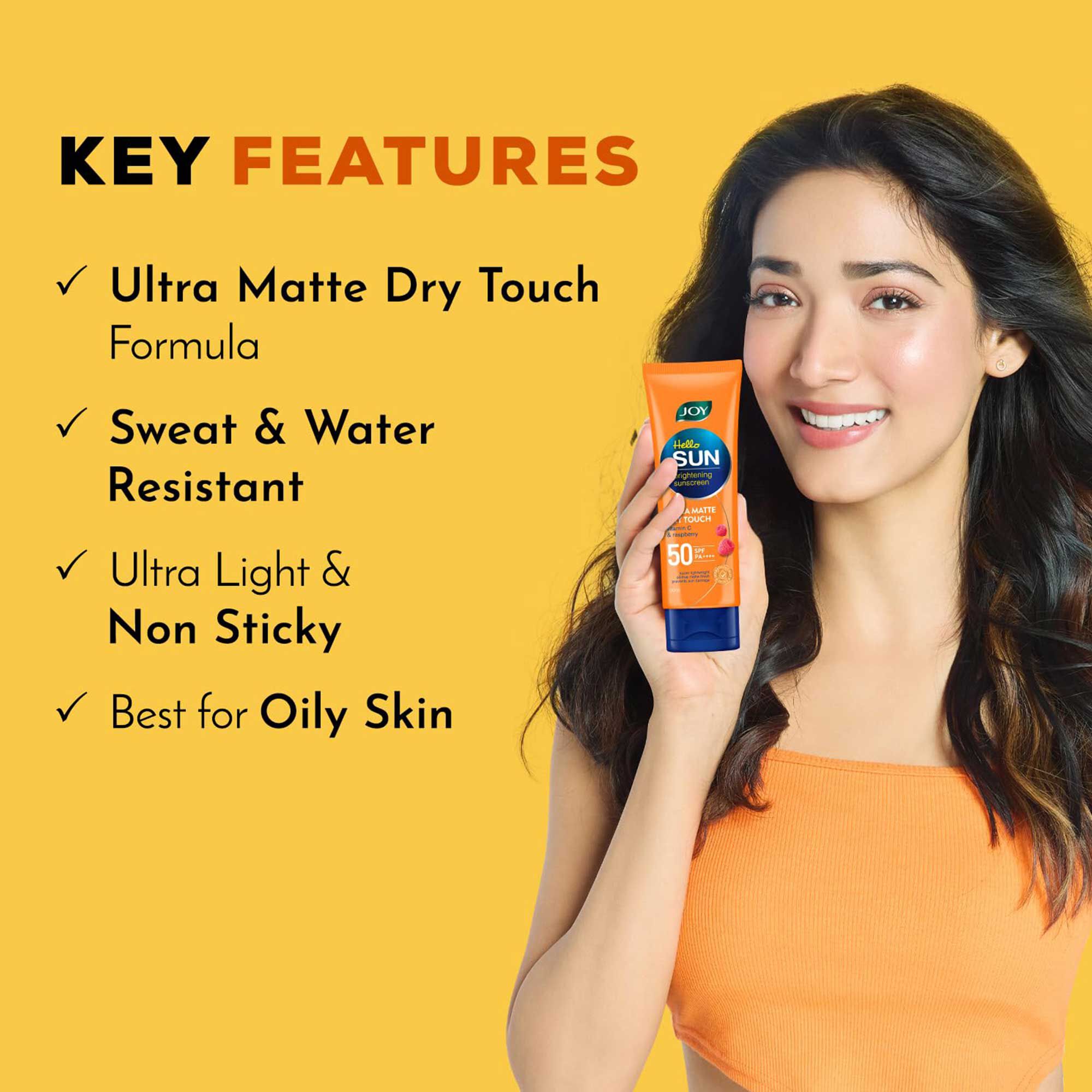 Joy Hello Sun Ultra Matte Sunscreen SPF 50 | Vishal Mega Mart India