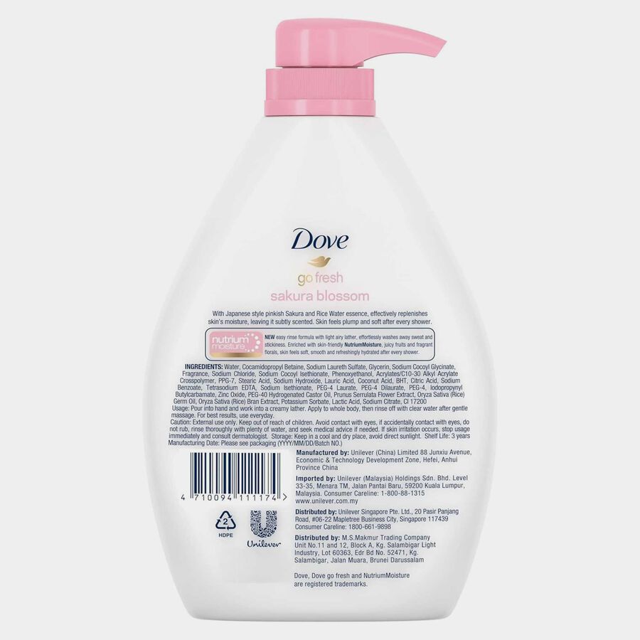 Go Fresh Sakura Blossom Body Wash, , large image number null