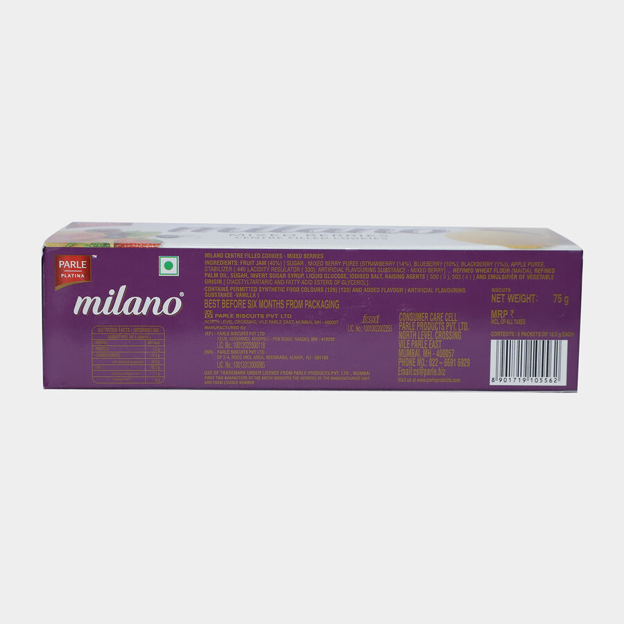 Milano Mixed Berry Biscuits, , large image number null