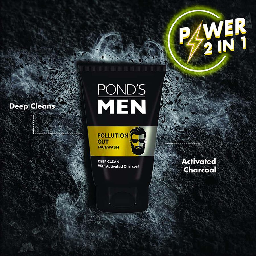 Men Pollution Out Face Wash, , large image number null