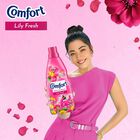 गुलाबी फैब्रिक कंडीशनर - लिली फ्रेश, , small