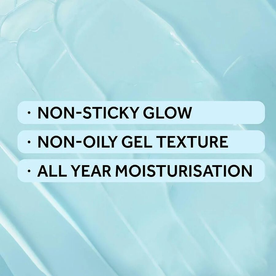 Super Light Gel Moisturiser &ndash; With Hyaluronic Acid & Vitamin E, For Glowing Skin, , large