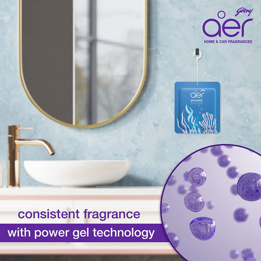 Aer Power Pocket Bathroom Freshener – Assorted Pack of 3, , large image number null
