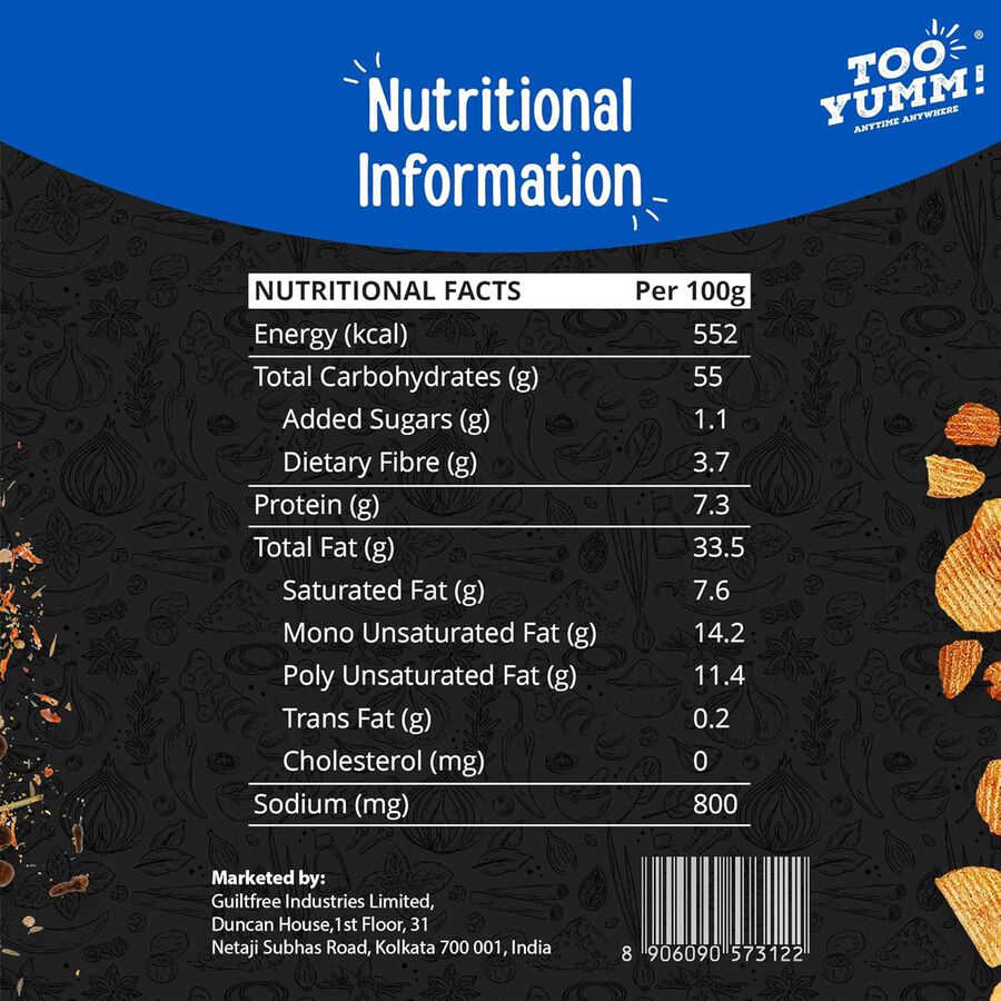 Indian Masala Flavour Potato Chips, , large image number null