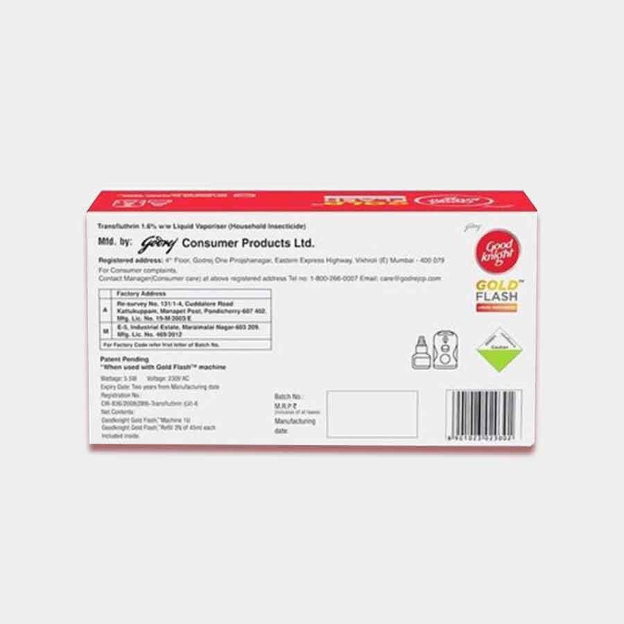 Gold Flash Mosquito Repellent Refill + Machine, , large image number null