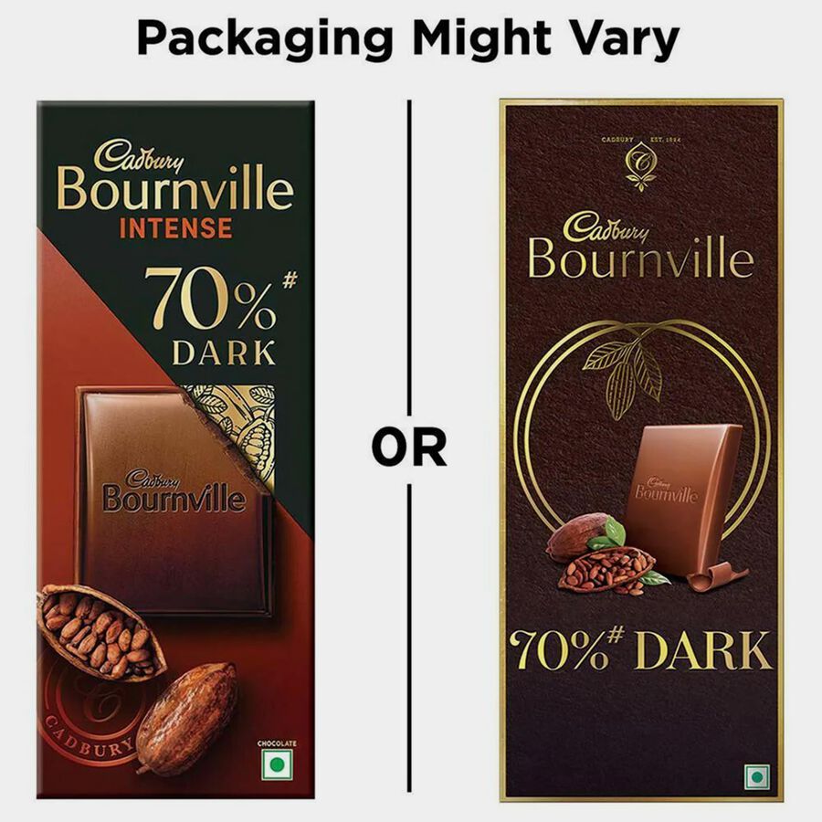 Bournville Intense 70% Rich Dark Chocolate, , large