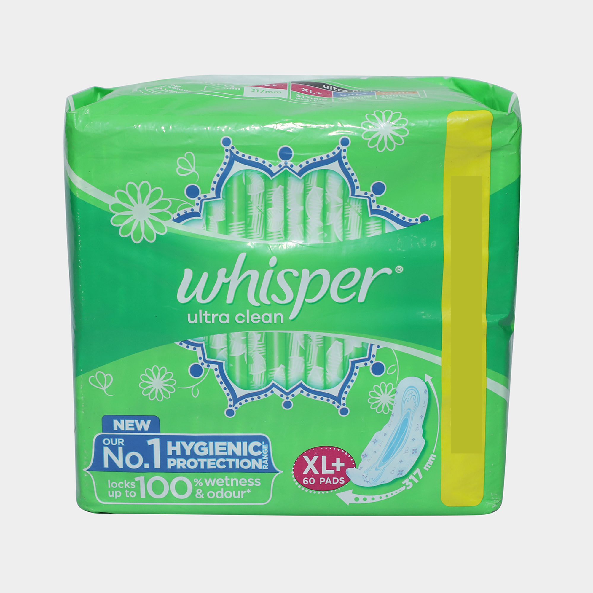 Whisper Ultra Clean Sanitary Napkin (XL Wings) 15Pads