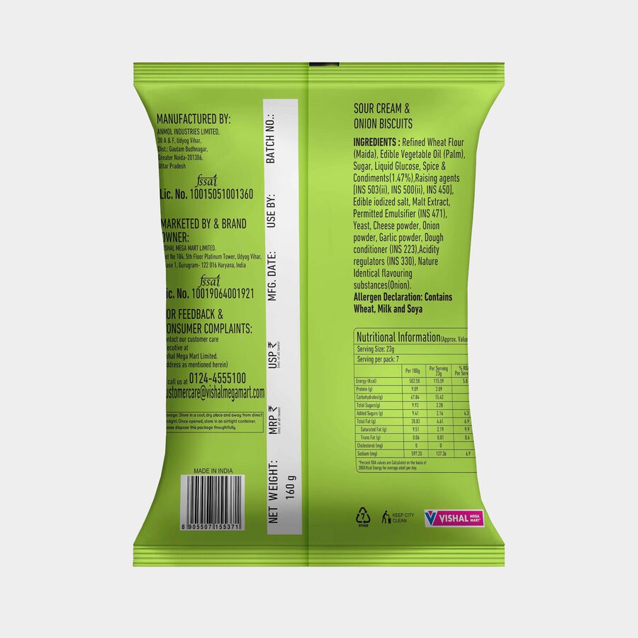 Cream & Onion Biscuits, , large