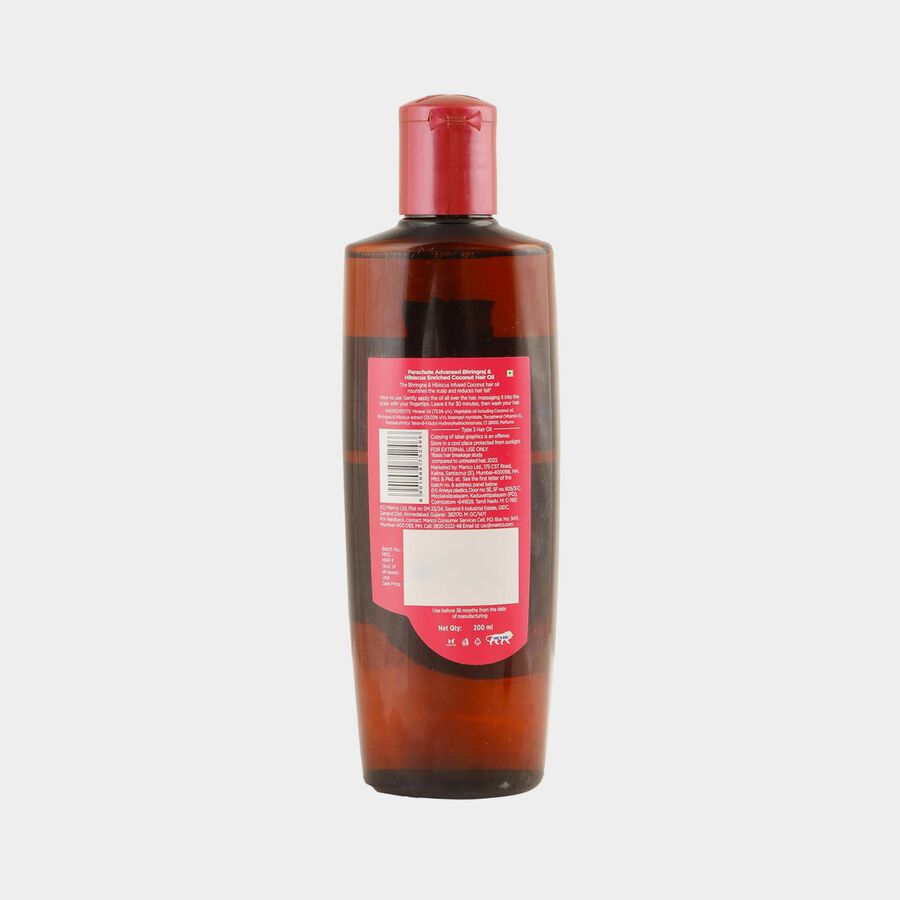 Bhringraj & Hibiscus Enriched Coconut Hair Oil, , large