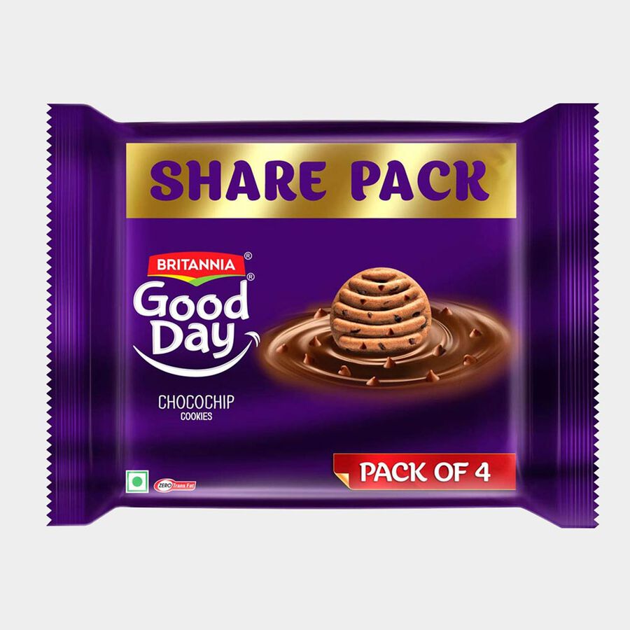 Good Day Choco Chip Cookies (Pack of 4), , large image number null