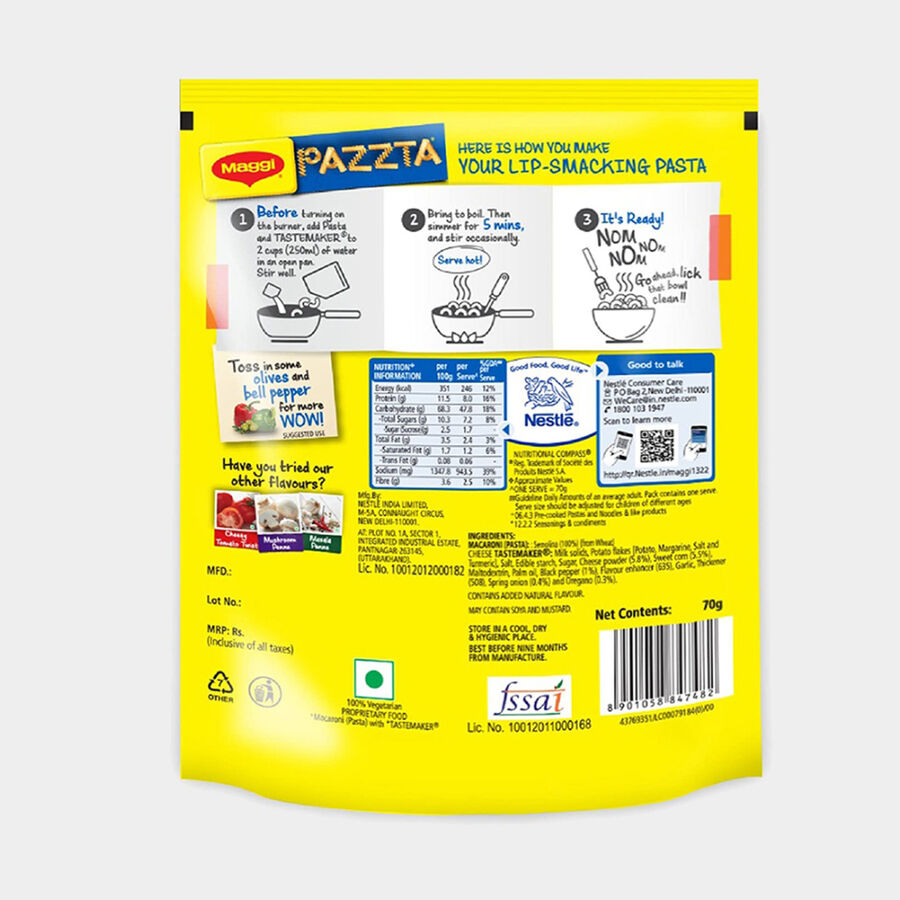 Maggi Pazzta Cheese Macaroni, , large image number null