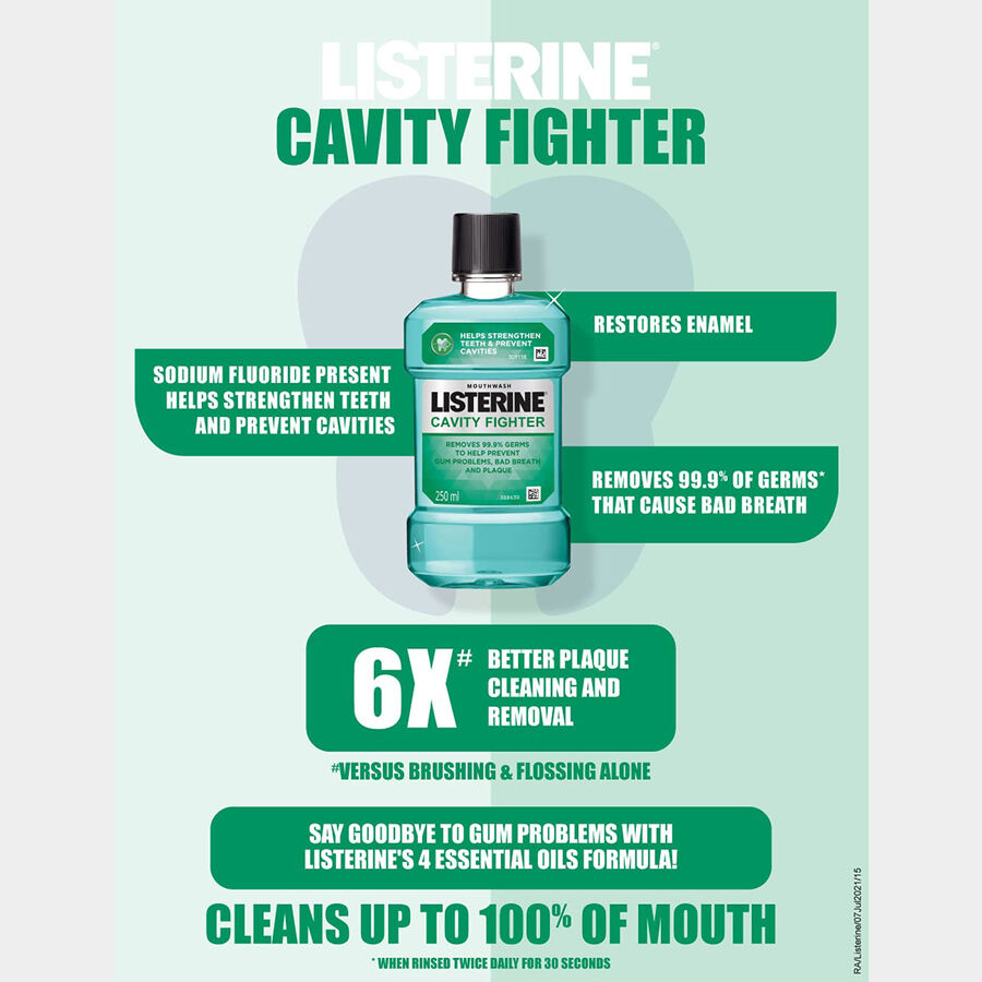 Cavity Fight Mouth Wash, , large image number null