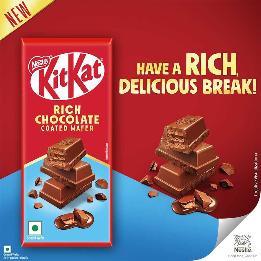 KitKat Rich Chocolate Coated Wafer, , large