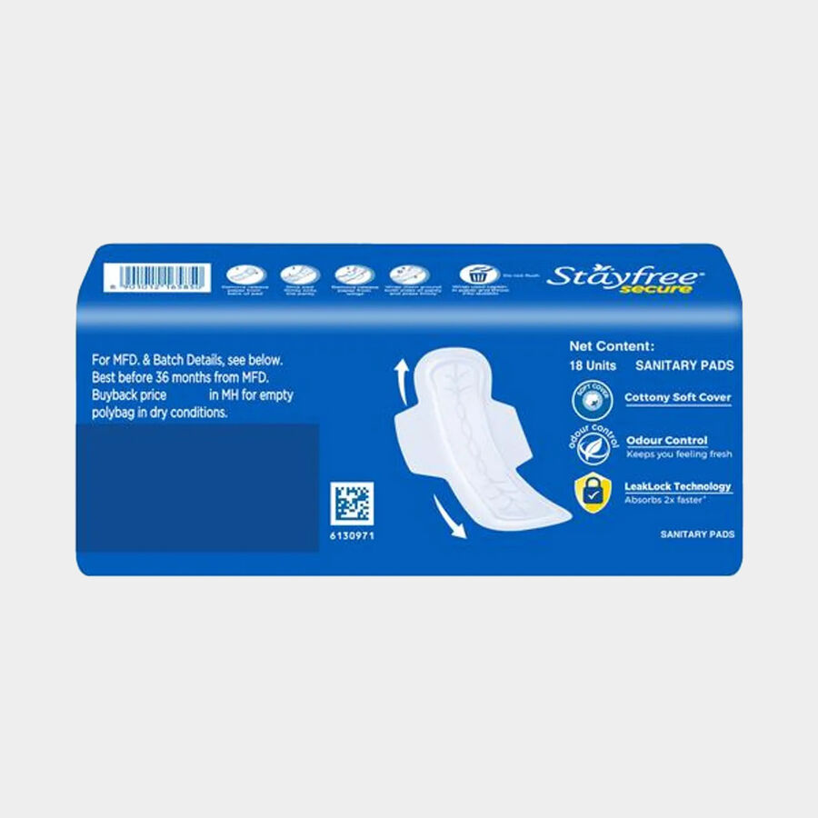 Secure Wing Sanitary Pad, , large image number null
