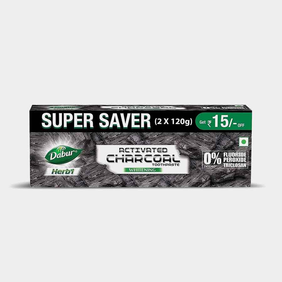 Herbal Activated Charcoal Toothpaste, , large image number null