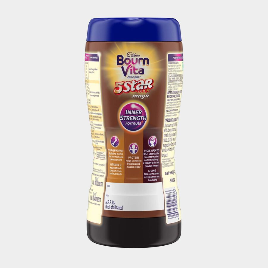 Bournvita 5 Star Magic Malted Drink, , large image number null