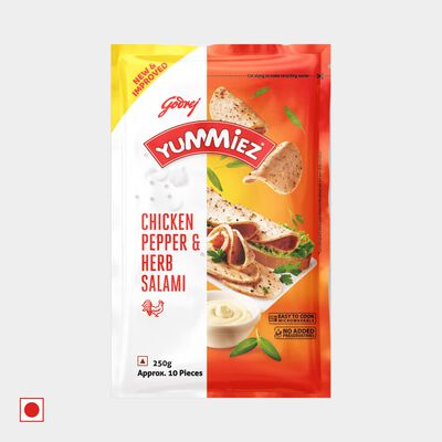 Yummiez Chicken Pepper & Herb Salami