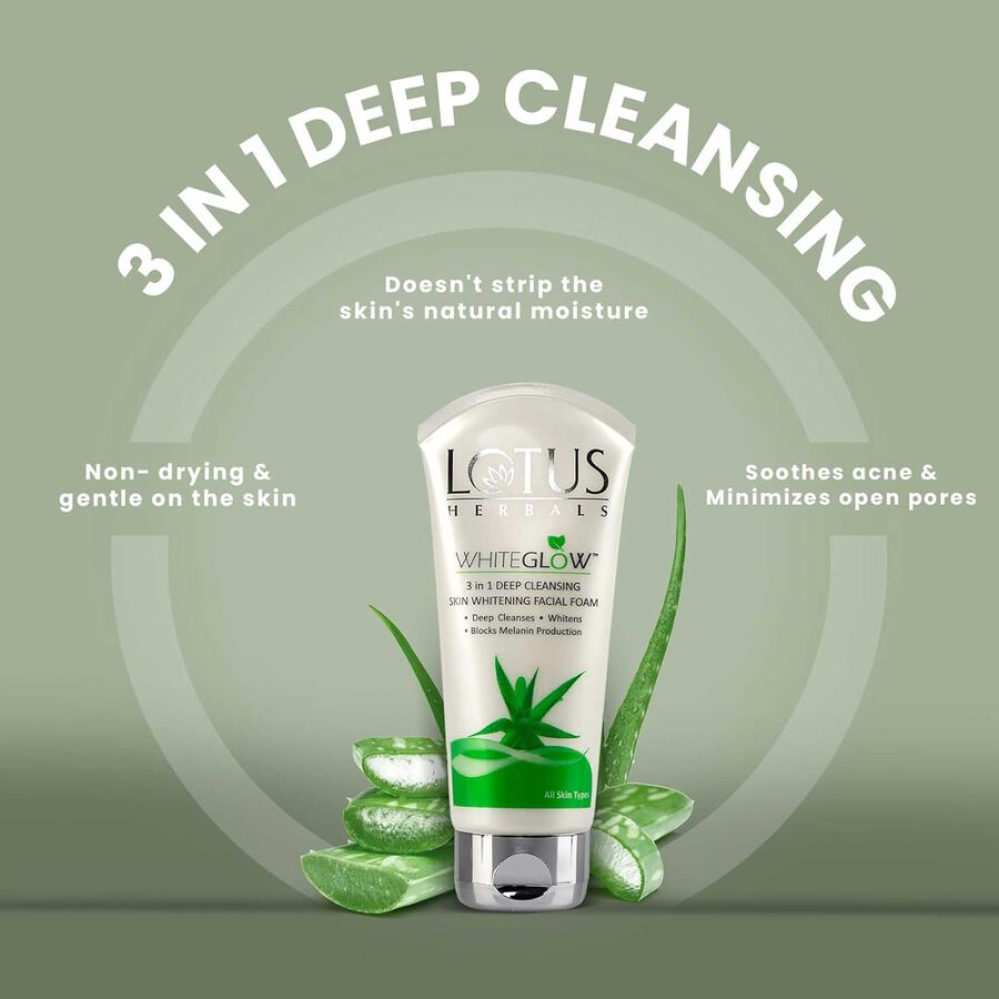 3 In 1 Deep Cleansing Facial Foam, , large image number null