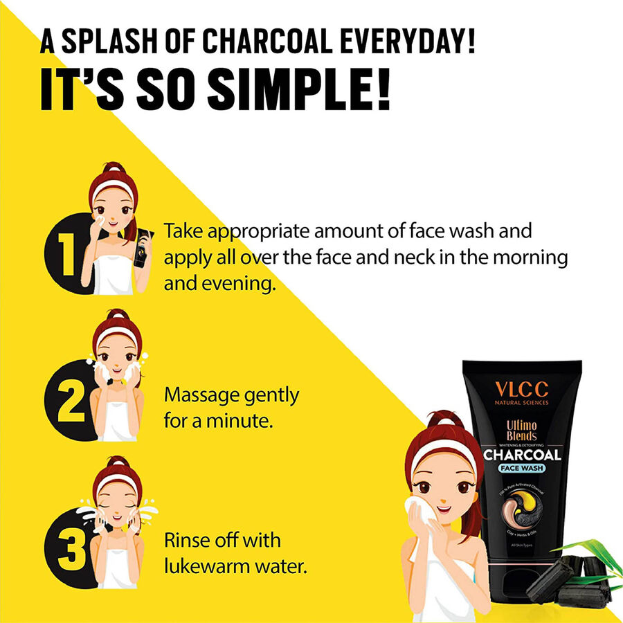 Charcoal Face Wash, , large image number null