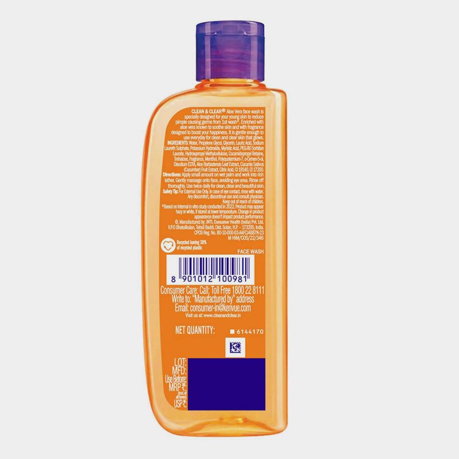 Aloe Vera Face Wash, , large image number null