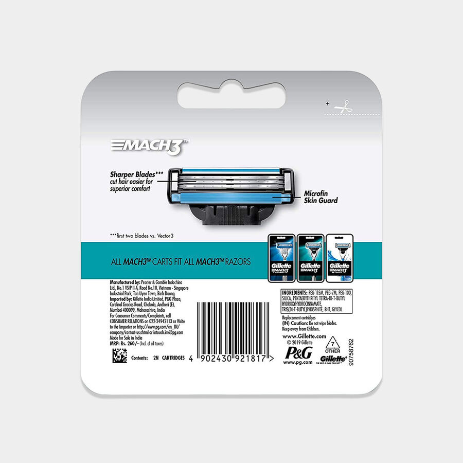 Mach 3 Start Shaving Cartridge, , large image number null