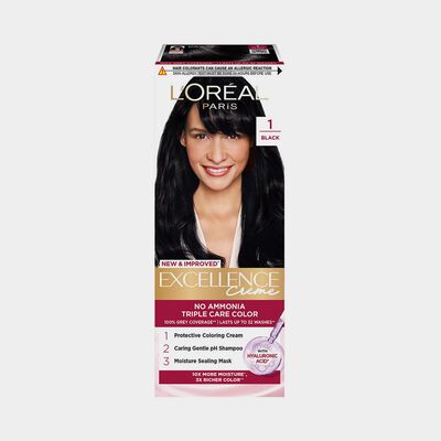 New Excellence Cr&egrave;me Mini Hair Colour Shade 1 (Black)