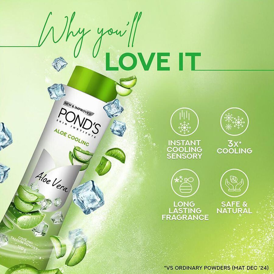 ALOE COOLING TALCUM POWDER, 100 g, large