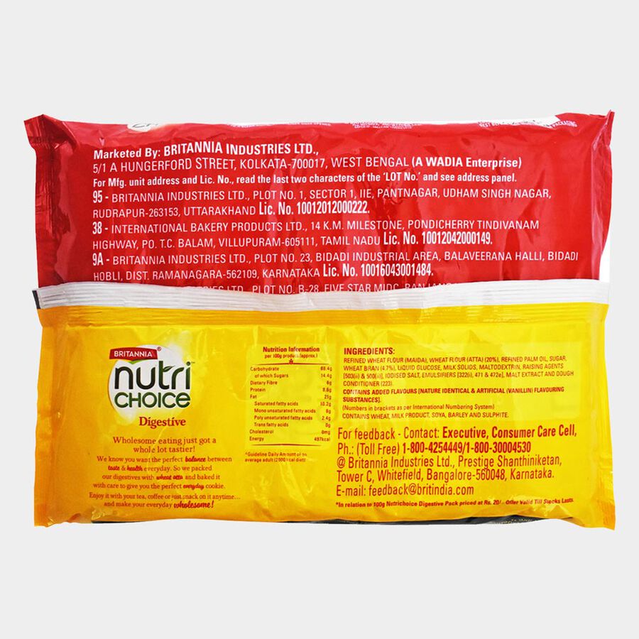 Nutrichoice Digestive Biscuits, , large image number null