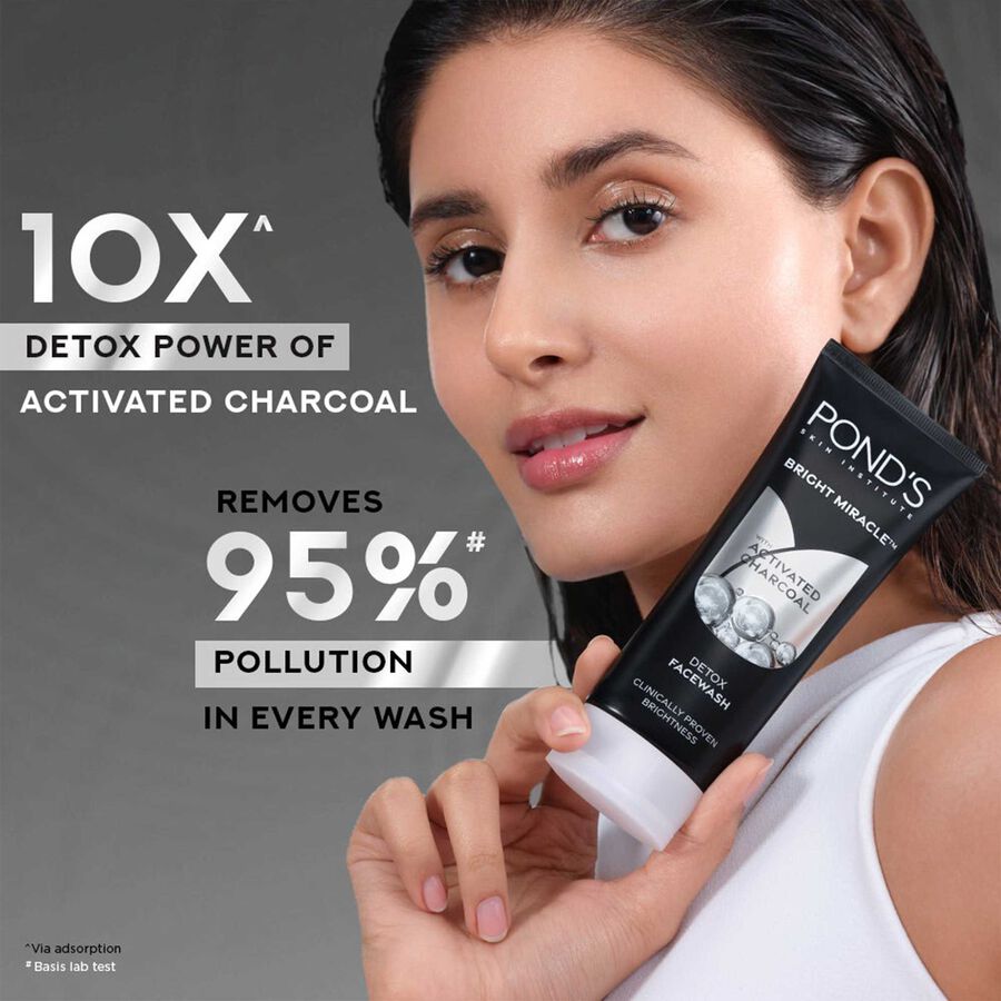 Pure Detox Anti-Pollution Purity Face Wash With Activated Charcoal, , large