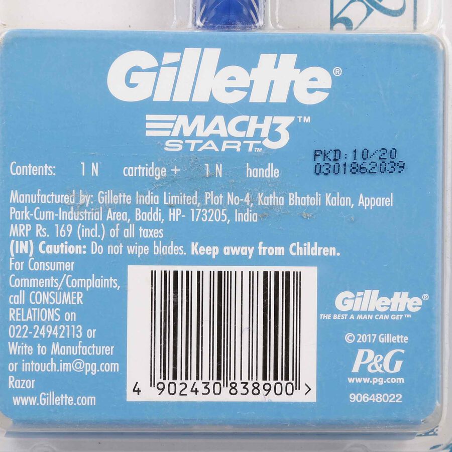 Mach 3 Start Shaving Razor, , large image number null