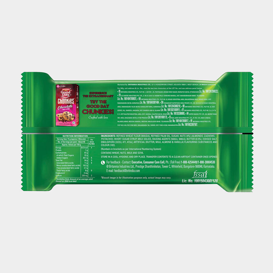 Good Day Pista Badam Biscuit, , large image number null