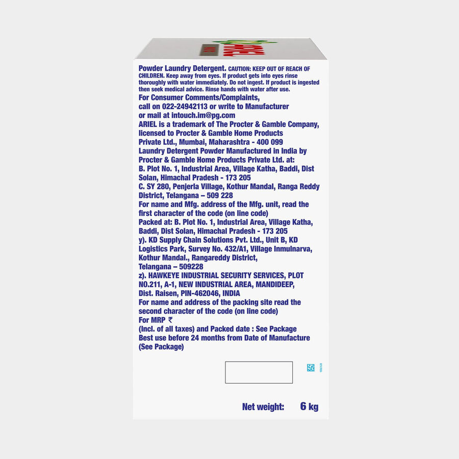 मैटिक टॉप लोड डिटर्जेंट पाउडर, , large image number null