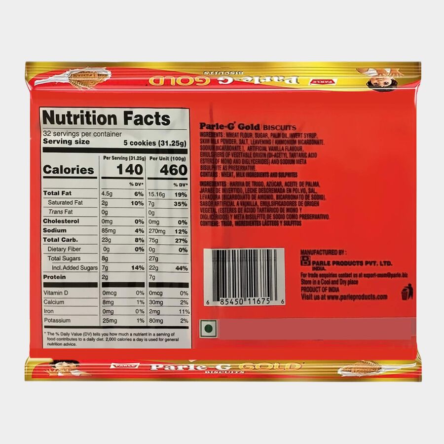 Parle-G Glucose Gold Biscuits, , large image number null