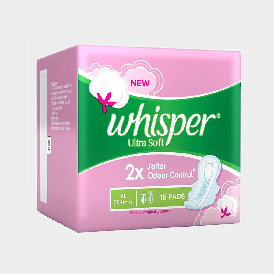 Soft XL Sanitary Pad, 15 Pads, large image number null
