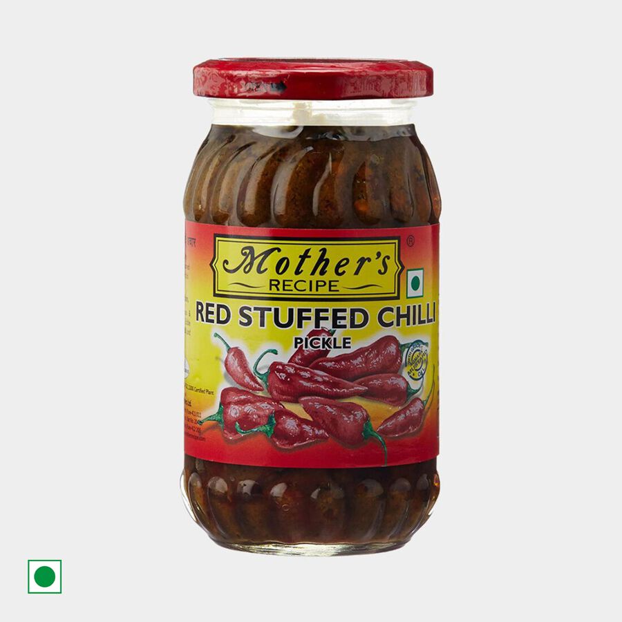 Stuffed Red Chilli Pickle, 400 g, large image number null