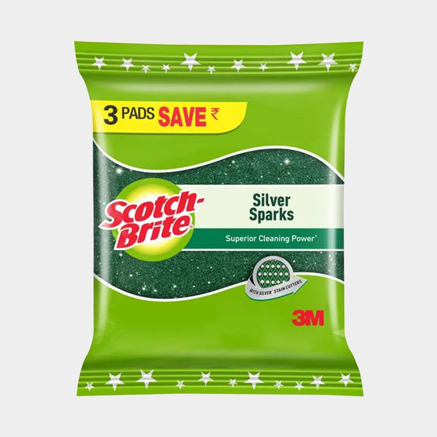 Silver Spark Scrub Pad, , large image number null