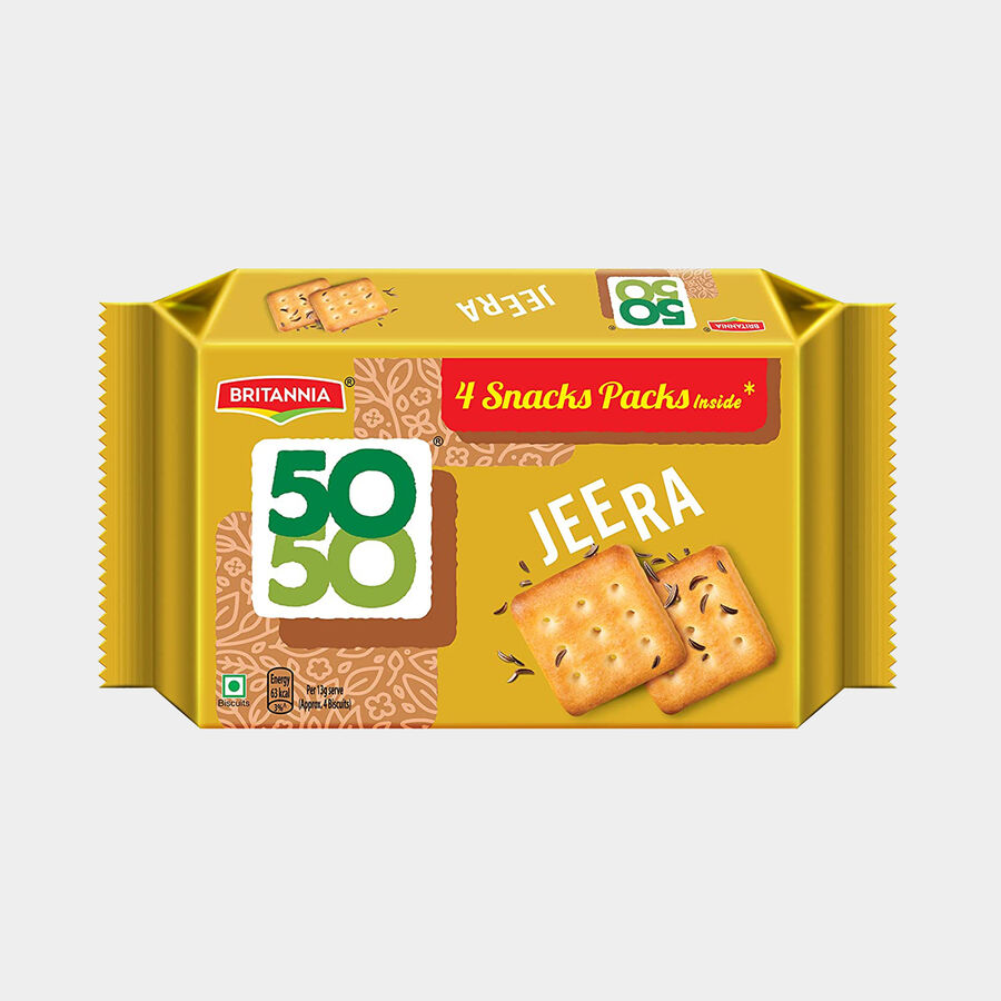 50-50 जीरा बिस्किट, , large image number null