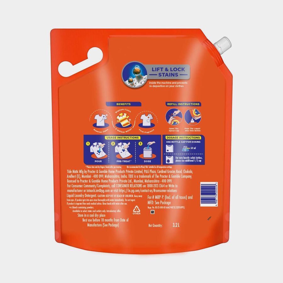Top Load Liquid Detergent, , large image number null