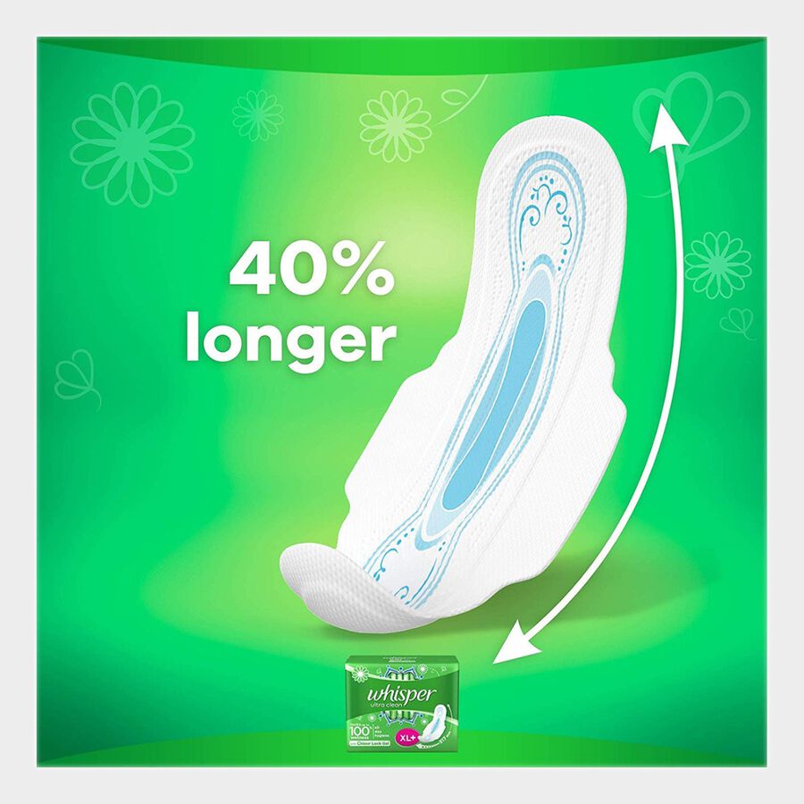Ultra Clean XL Sanitary Pads, , large image number null