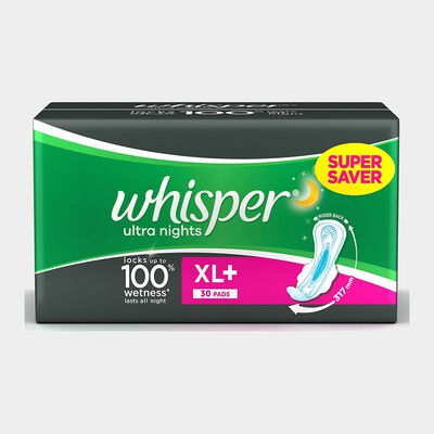 ओवर नाईट XL सैनिटरी पैड 