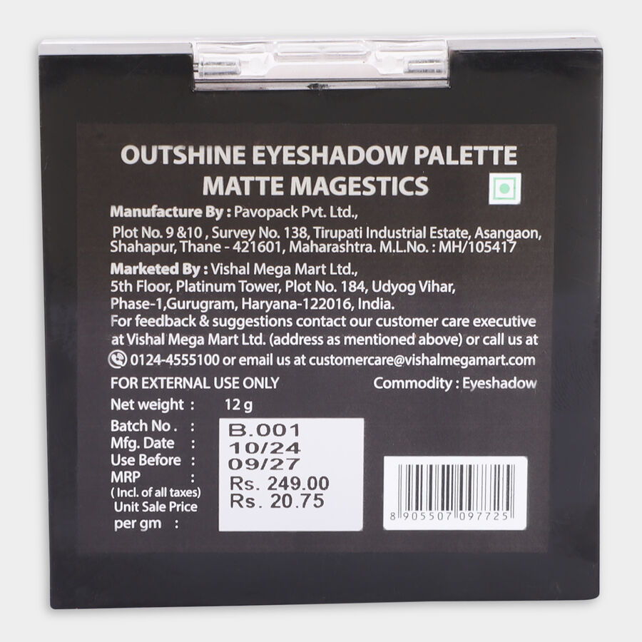 Eye Shadow Palette-Shade - 1, , large image number null